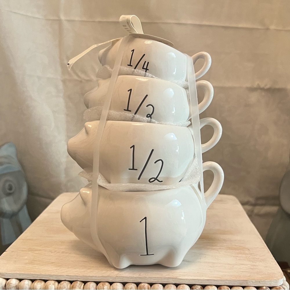 ⚡️⭐️Rae Dunn Pig Measuring Cups
